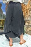 Made in Italy Dalston Needlecord Parachute Skirt Black /8 =